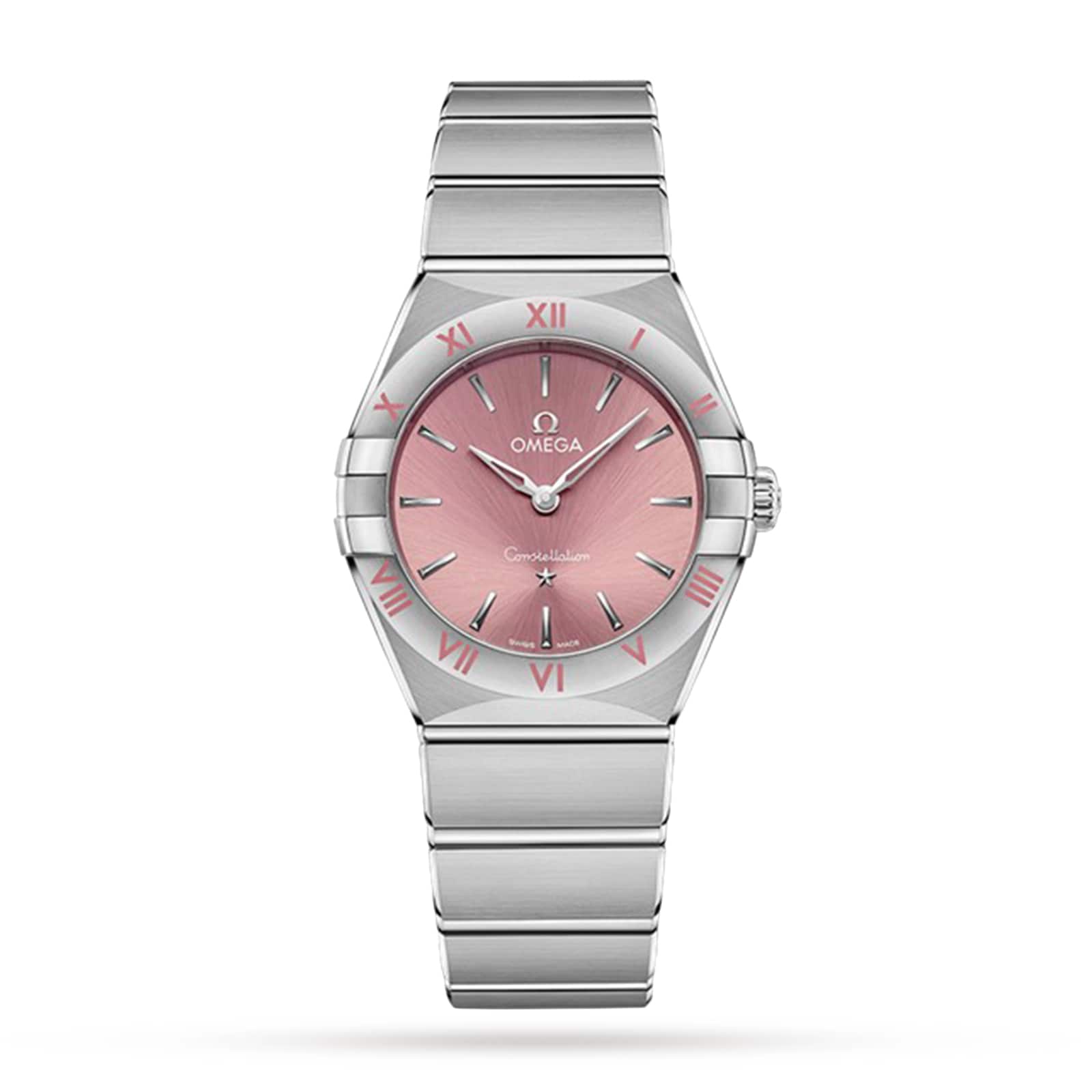 Constellation Quartz Steel 28mm Ladies Watch Pink Constellation Quartz Steel 28mm Ladies Watch Pink