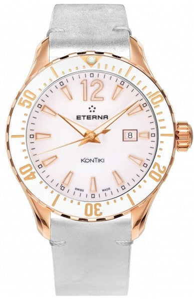 Eterna Watch Lady KontiKi Quartz - White Eterna Watch Lady KontiKi Quartz - White
