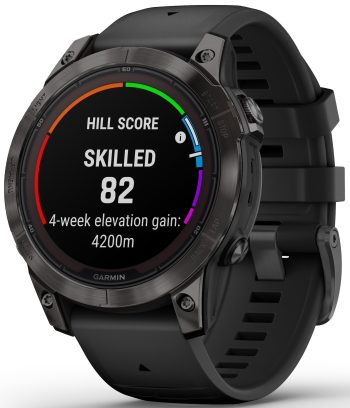 Garmin Fenix 7 Pro Sapphire Solar Carbon Grey Titanium Watch D