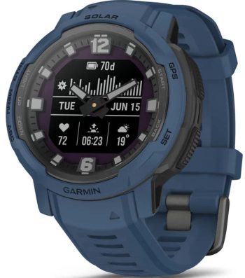 Garmin Instinct Crossover Solar Tidal Blue Watch