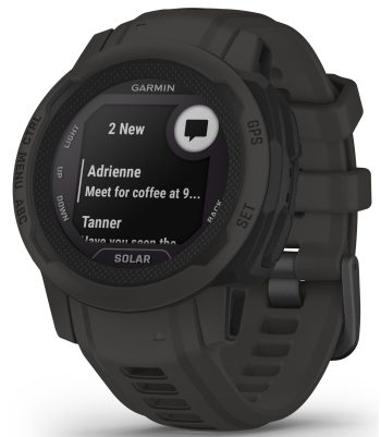 Garmin Watch Instinct 2S Solar GPS Graphite Smartwatch D