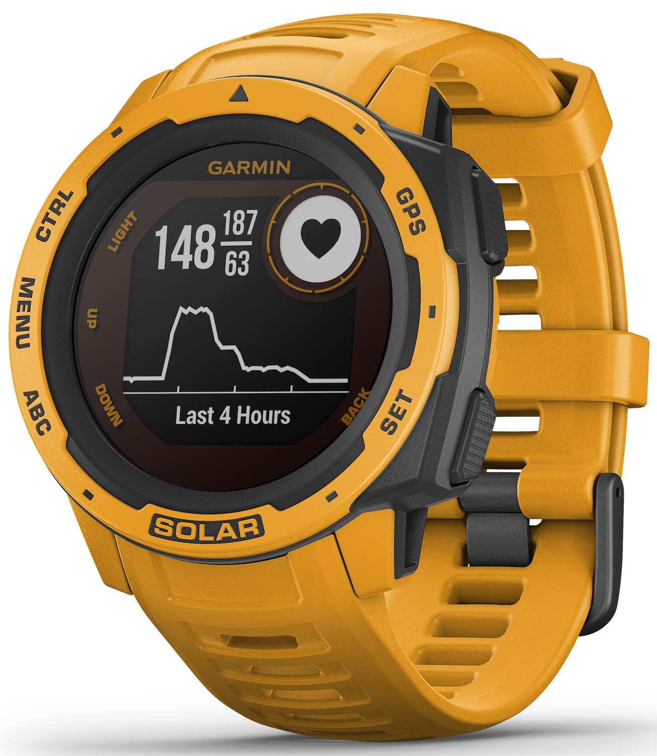 Garmin Watch Instinct Solar Sunburst - Black Garmin Watch Instinct Solar Sunburst - Black