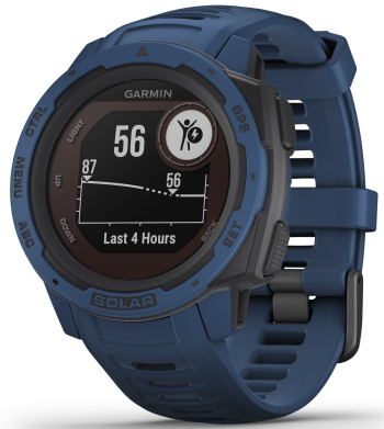 Garmin Watch Instinct Solar Tidal Blue - Black