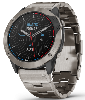 Garmin Watch Quatix 6X Solar Titanium Smartwatch D