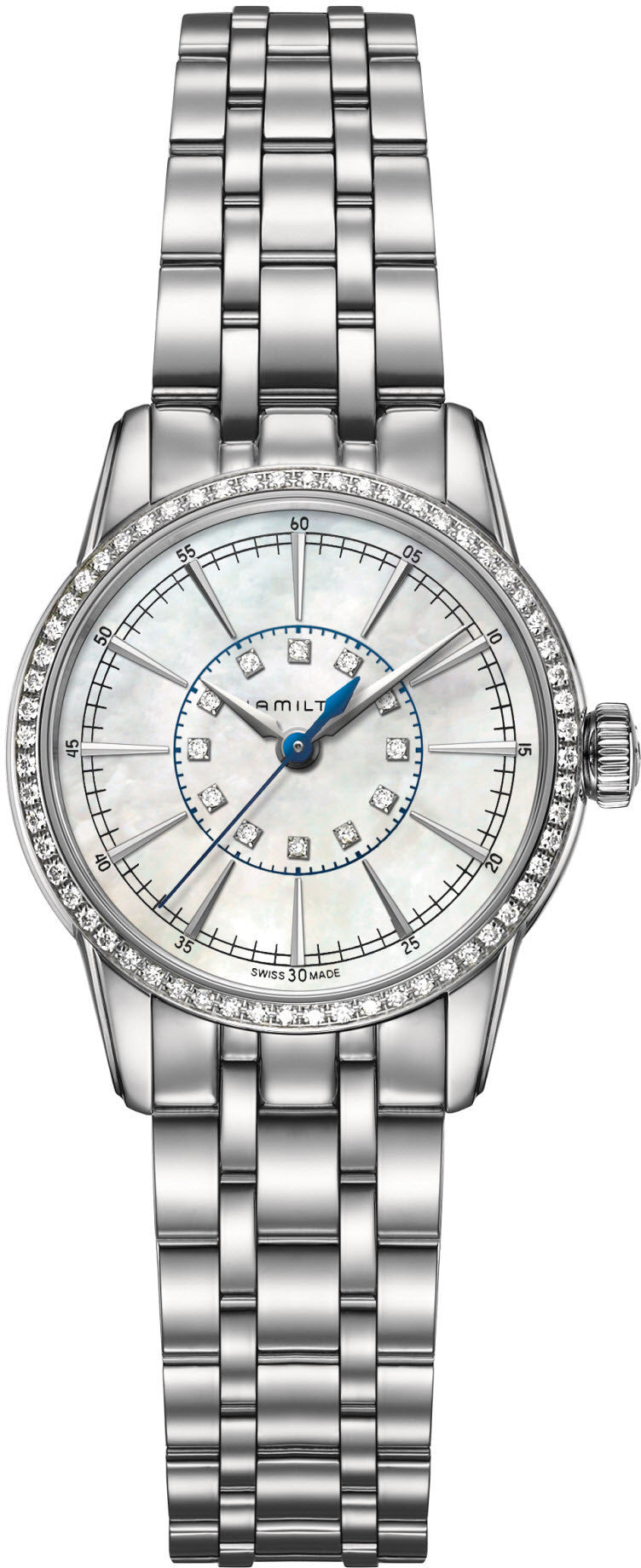 Hamilton Watch American Classic Rail Road Lady Quartz - White Hamilton Watch American Classic Rail Road Lady Quartz - White