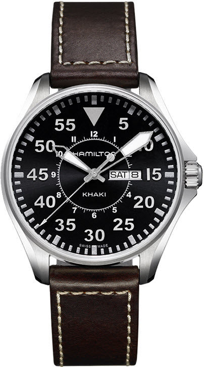 Hamilton Watch Khaki Aviation Pilot Quartz - Black Hamilton Watch Khaki Aviation Pilot Quartz - Black