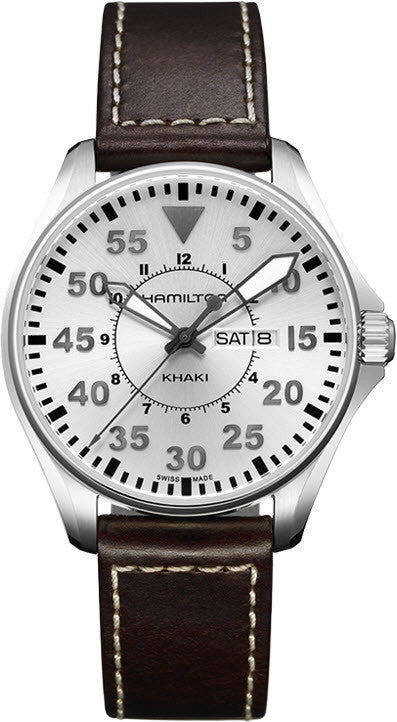 Hamilton Watch Khaki Aviation Pilot Quartz - Silver Hamilton Watch Khaki Aviation Pilot Quartz - Silver