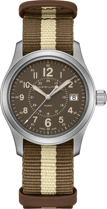 Hamilton Watch Khaki Field Quartz - Brown Hamilton Watch Khaki Field Quartz - Brown