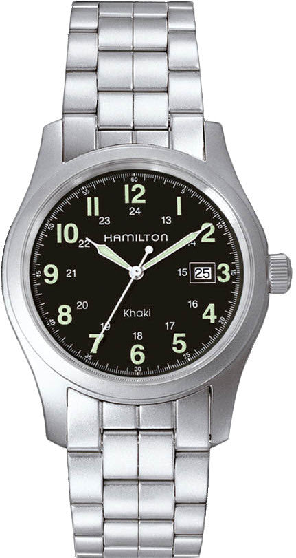 Hamilton Watch Khaki Field Quartz D - Black Hamilton Watch Khaki Field Quartz D - Black