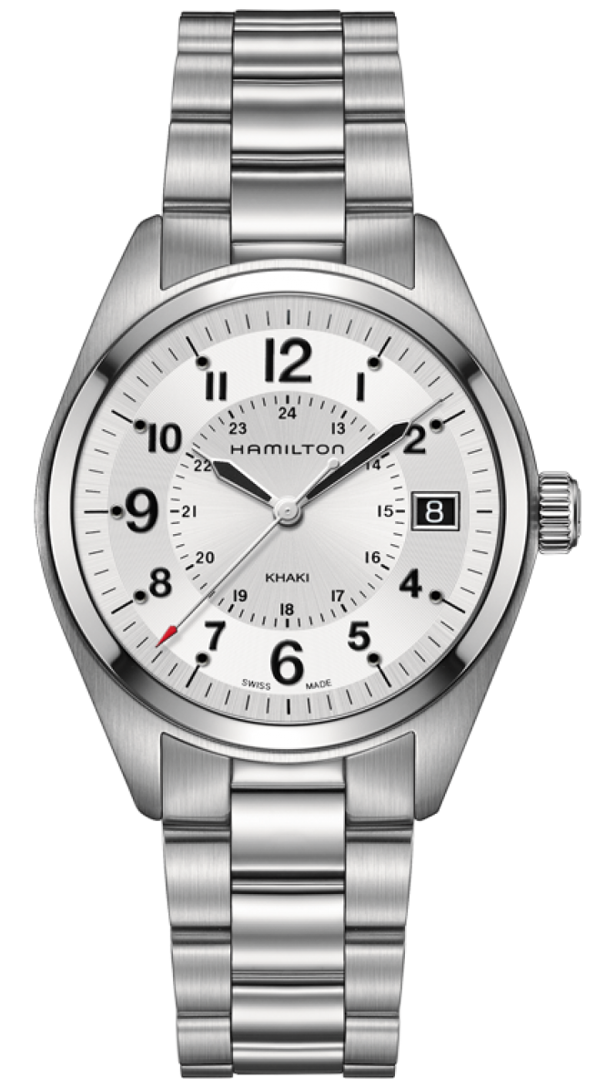 Hamilton Watch Khaki Field Quartz D - Silver Hamilton Watch Khaki Field Quartz D - Silver