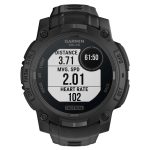 Instinct 3 Solar Tactical Edition 45mm Unisex Smart Watch Black