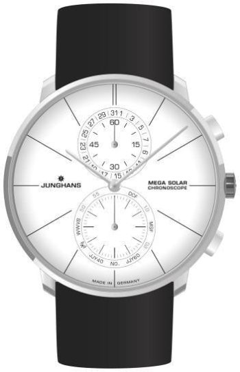 Junghans Meister Fein Chronoscope Mega Solar Watch