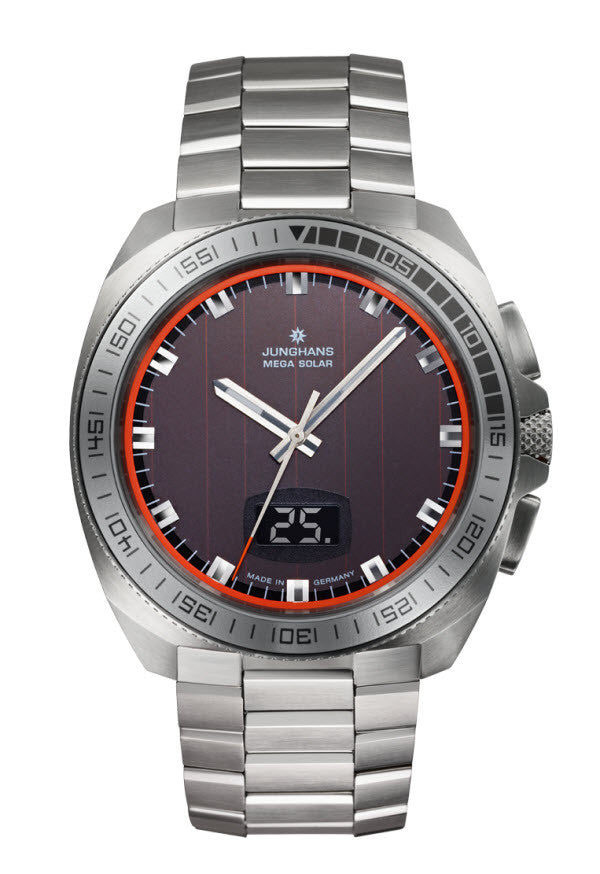 Junghans Watch 1972 Mega Solar D - Black Junghans Watch 1972 Mega Solar D - Black