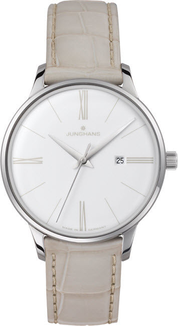 Junghans Watch Meister Ladies Quartz D - White Junghans Watch Meister Ladies Quartz D - White