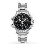 Khaki Aviation X-Wind GMT Chrono Quartz 46mm Mens Watch Black