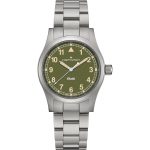 Khaki Field Quartz 38mm Unisex Watch Green