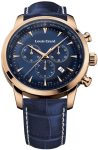 Louis Erard Watch Heritage Quartz Chrono - Blue