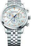 Louis Erard Watch Heritage Quartz Chrono - Silver