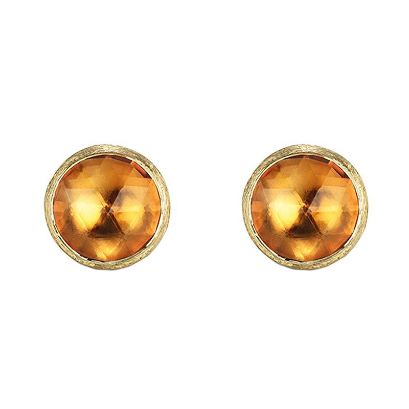 Marco Bicego Jaipur 18ct Yellow Gold Yellow Quartz Stud Earrings Marco Bicego Jaipur 18ct Yellow Gold Yellow Quartz Stud Earrings