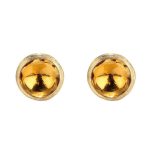 Marco Bicego Jaipur 18ct Yellow Gold Yellow Quartz Stud Earrings – Option1 Value Yellow Gold