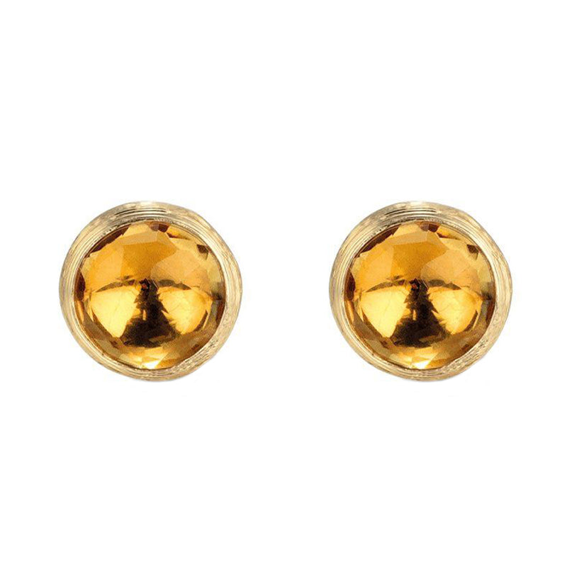 Marco Bicego Jaipur 18ct Yellow Gold Yellow Quartz Stud Earrings - Option1 Value Yellow Gold Marco Bicego Jaipur 18ct Yellow Gold Yellow Quartz Stud Earrings - Option1 Value Yellow Gold