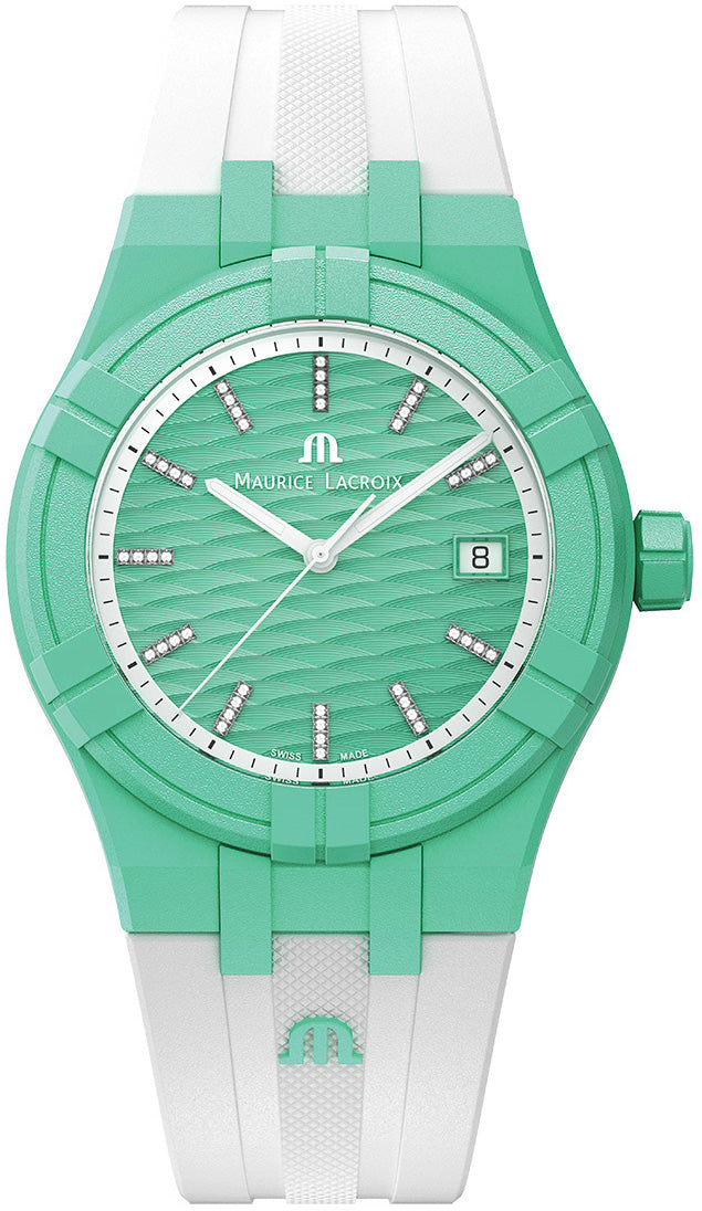 Maurice Lacroix Aikon Quartz TIDE Light Green Watch Maurice Lacroix Aikon Quartz TIDE Light Green Watch