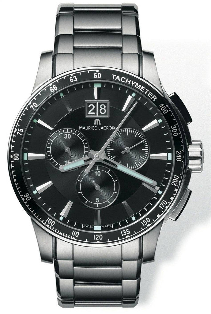 Maurice Lacroix Miros Round Sport Quartz Chrono D - Black Maurice Lacroix Miros Round Sport Quartz Chrono D - Black