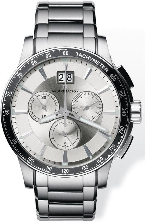 Maurice Lacroix Miros Round Sport Quartz Chrono D - Silver Maurice Lacroix Miros Round Sport Quartz Chrono D - Silver