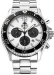 Orient Mako Solar Chronograph White Watch