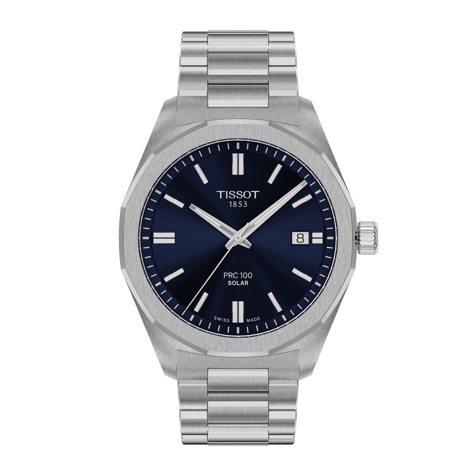 PRC 100 Solar Quartz 39mm Mens Watch Blue PRC 100 Solar Quartz 39mm Mens Watch Blue