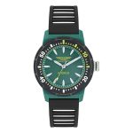 Quartz 40mm Mens Watch Green Dial
