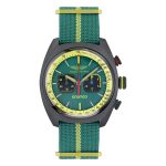 Quartz 43mm Mens Watch Green Dial