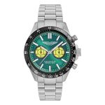 Quartz 44mm Mens Watch Green Dial