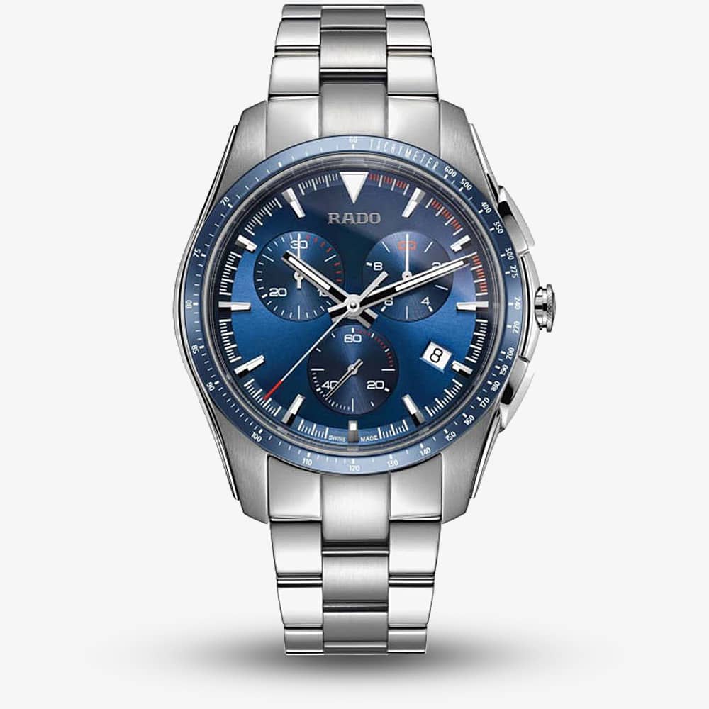 Rado Mens HyperChrome Quartz Chronograph Navy Blue Dial Bracelet Watch R32259203 Rado Mens HyperChrome Quartz Chronograph Navy Blue Dial Bracelet Watch R32259203