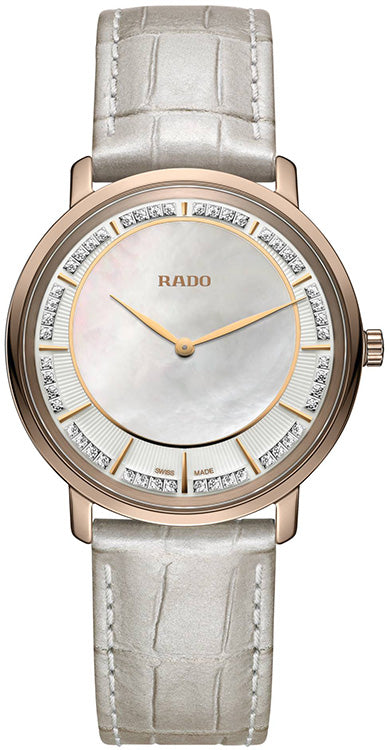 Rado Watch DiaMaster Ceramos Thinline Quartz - White Rado Watch DiaMaster Ceramos Thinline Quartz - White