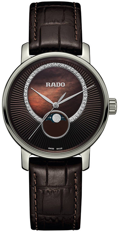 Rado Watch DiaMaster Quartz Moonphase - Brown Rado Watch DiaMaster Quartz Moonphase - Brown