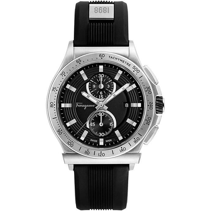Salvatore Ferragamo FFJ030017 Chronograph Quartz Black Dial Men's Watch Salvatore Ferragamo FFJ030017 Chronograph Quartz Black Dial Men's Watch