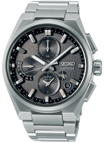 Seiko Astron GPS Solar Dual Time Chronograph Watch