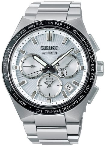 Seiko Astron Sunray Silver Lining GPS Solar