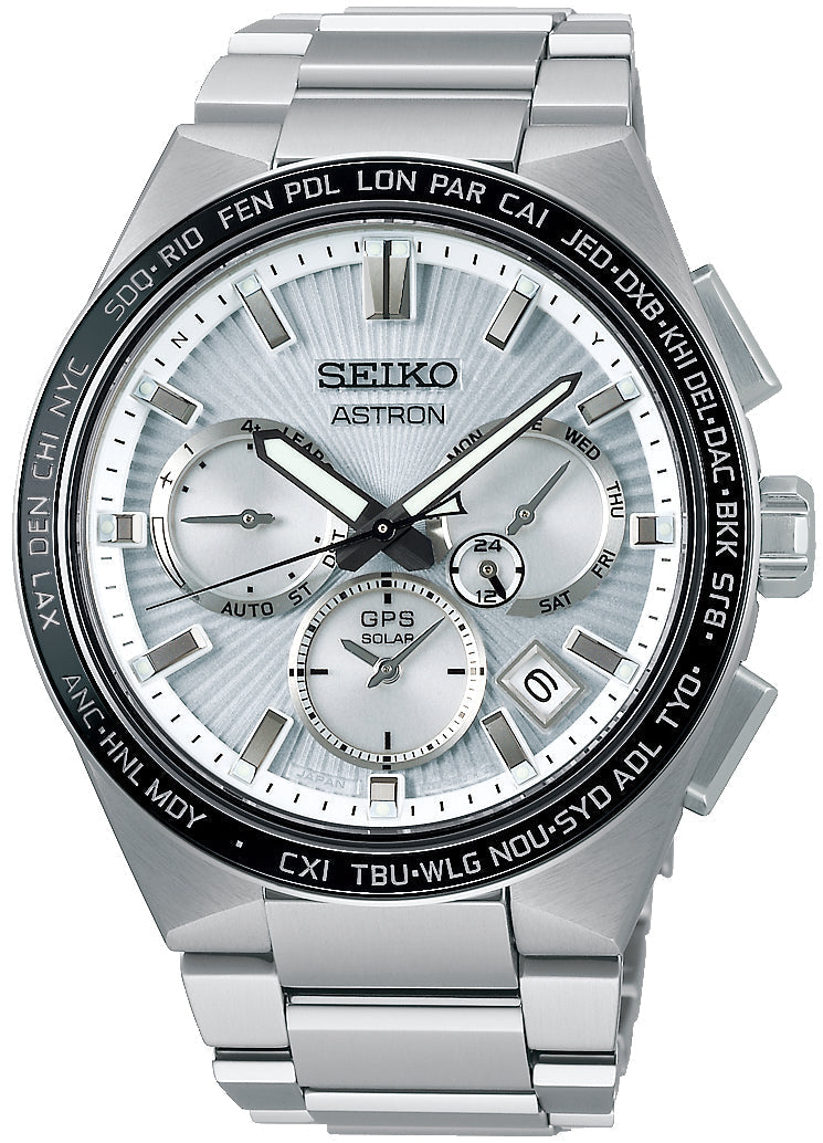Seiko Astron Sunray Silver Lining GPS Solar Seiko Astron Sunray Silver Lining GPS Solar