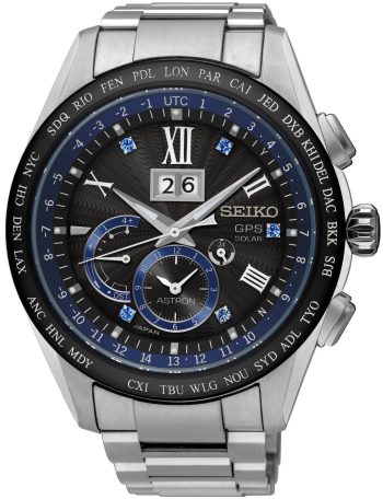 Seiko Astron Watch GPS Solar Big Date D - Black