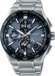 Seiko Astron Watch GPS Solar Dual Time Chronograph in Slate Blue