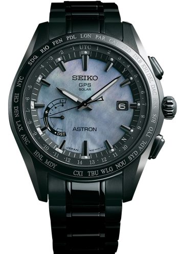 Seiko Astron Watch GPS Solar The Earth At Night Limited Edition - Grey