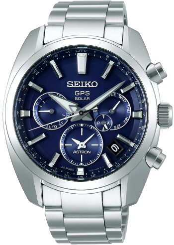 Seiko Astron Watch Solar GPS D - Blue
