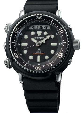 Seiko Prospex Tuna Arnie Divers Solar Hybrid Black Watch