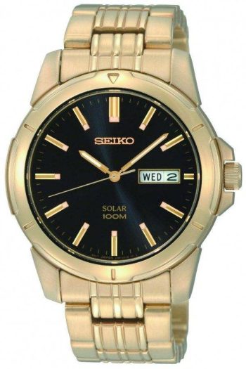 Seiko Solar Gents Bracelet - Black