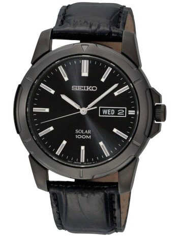 Seiko Solar Gents Bracelet D - Black