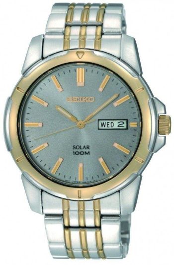 Seiko Solar Gents Bracelet - Grey
