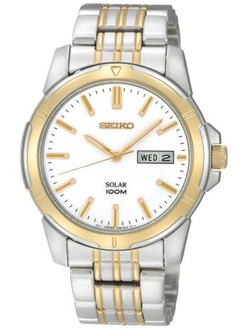 Seiko Solar Gents Bracelet - White