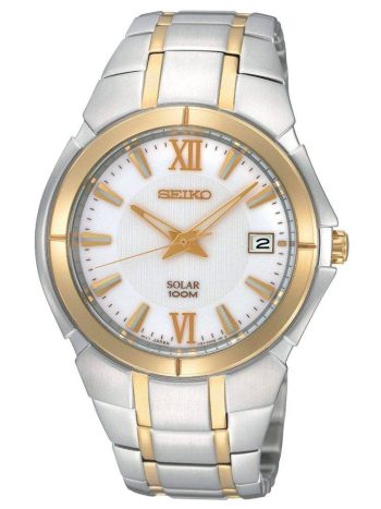 Seiko Solar Gents Bracelet - White